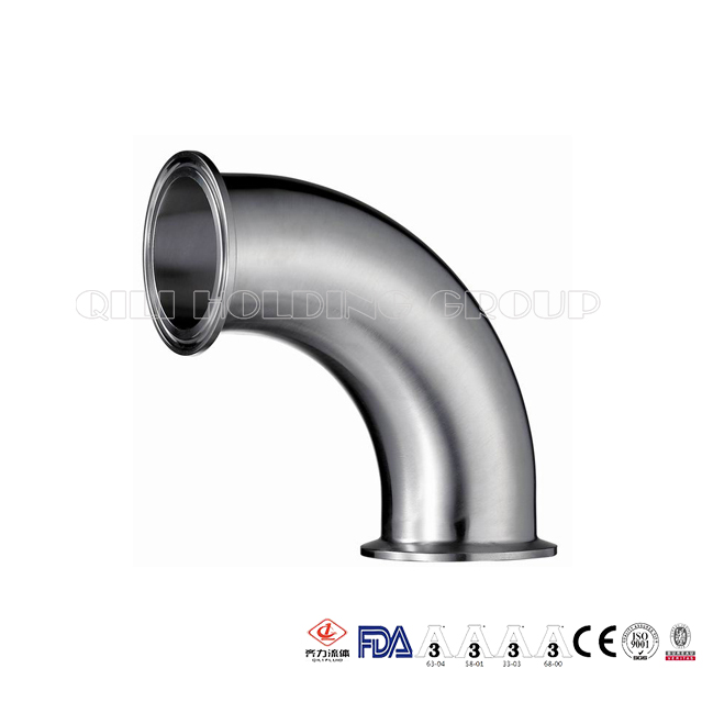 Sanitary Stainless Steel 90° Clamp Elbow B2CMP