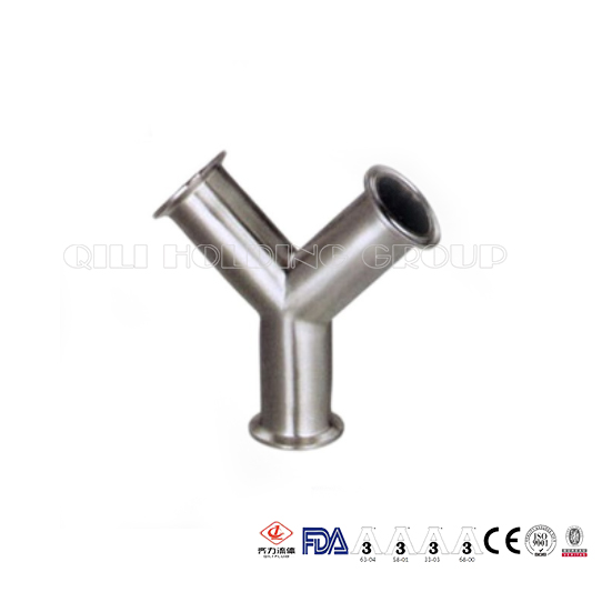 Manufacturer Sanitary Stainless Steel Pipe Fitting Clamp/Weld Y Tee