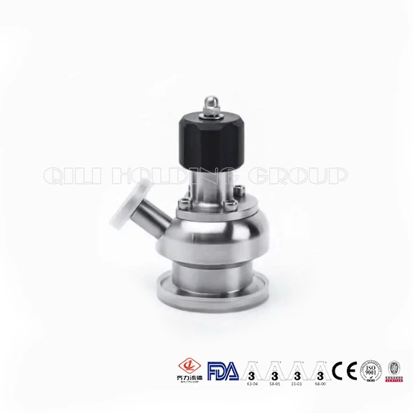 Sanitary Stainless Steel Clamped Aseptic Sampling Valve