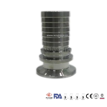 3A Sanitary Hose Adaptor Ferrule End Hose Joint Hose Coupling Rubber Hose Ferrule 14mphr
