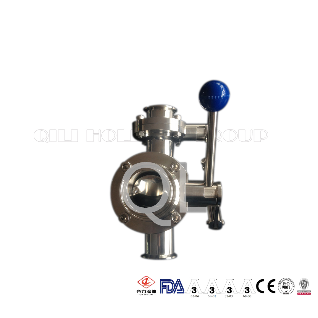 Sanitary Stainless Steel Tri Clamp Butterfly Valve New Tpye