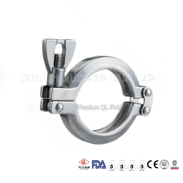 New Design Security Simple Stainless Steel Sanitary Heavy Duty Clamp