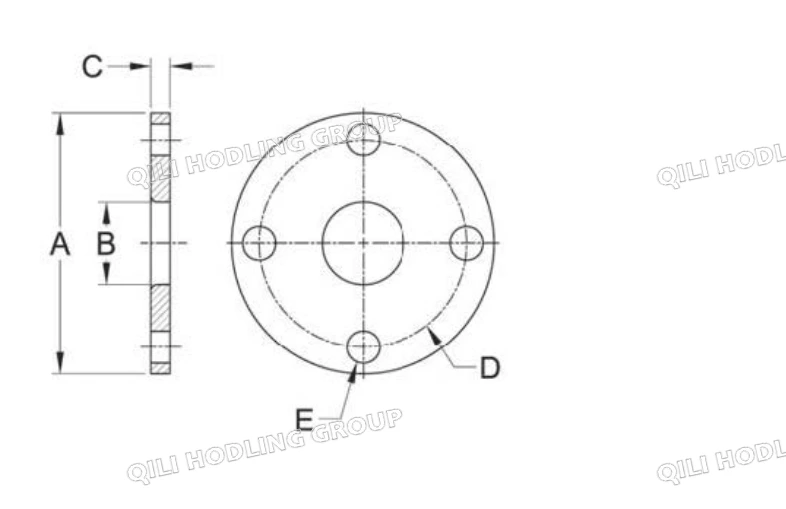 ASME BPE fittings 38SL SLIP ON FLANGE