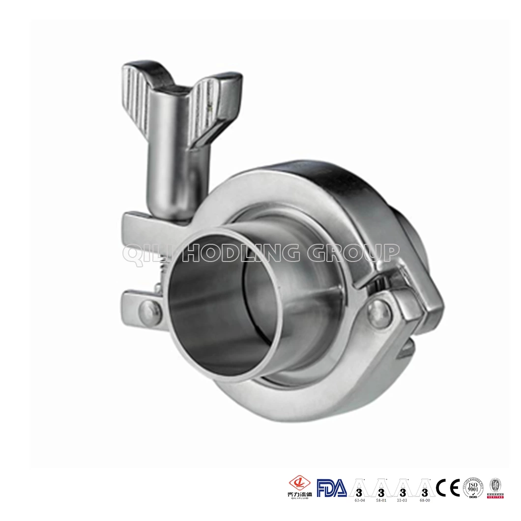 3A DIN SS304/ 316L Stainless Steel Sanitary Tri Clamp Pipe Fitting