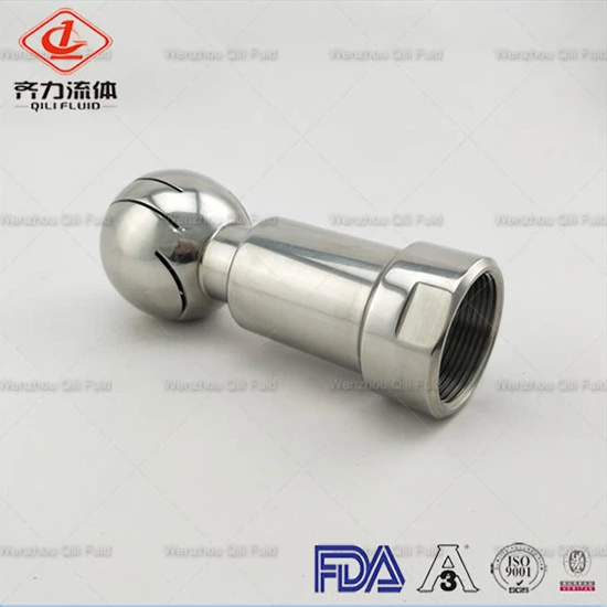 Top Quality Food Grade Sanitary Spray Clamp Cleaning Ball
