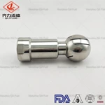 Food Grade Stainless Steel Santiary Thread Cleaning Ball Rotary Washing
