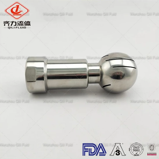 Top Quality Food Grade Sanitary Spray Clamp Cleaning Ball