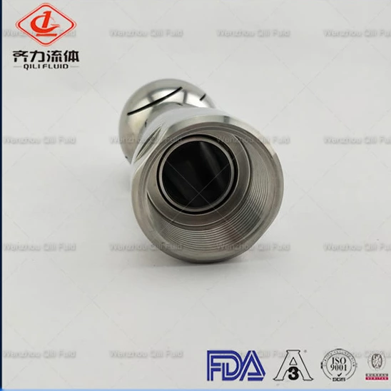 Top Quality Food Grade Sanitary Spray Clamp Cleaning Ball
