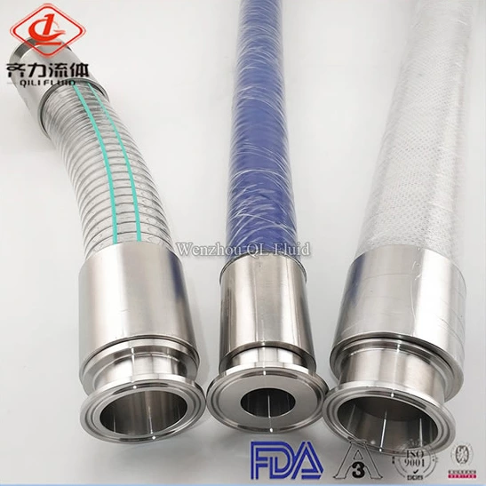 Food Liquids Flexible Tube Pvc Dust Hose Clear Spiral Wire Reinforced
