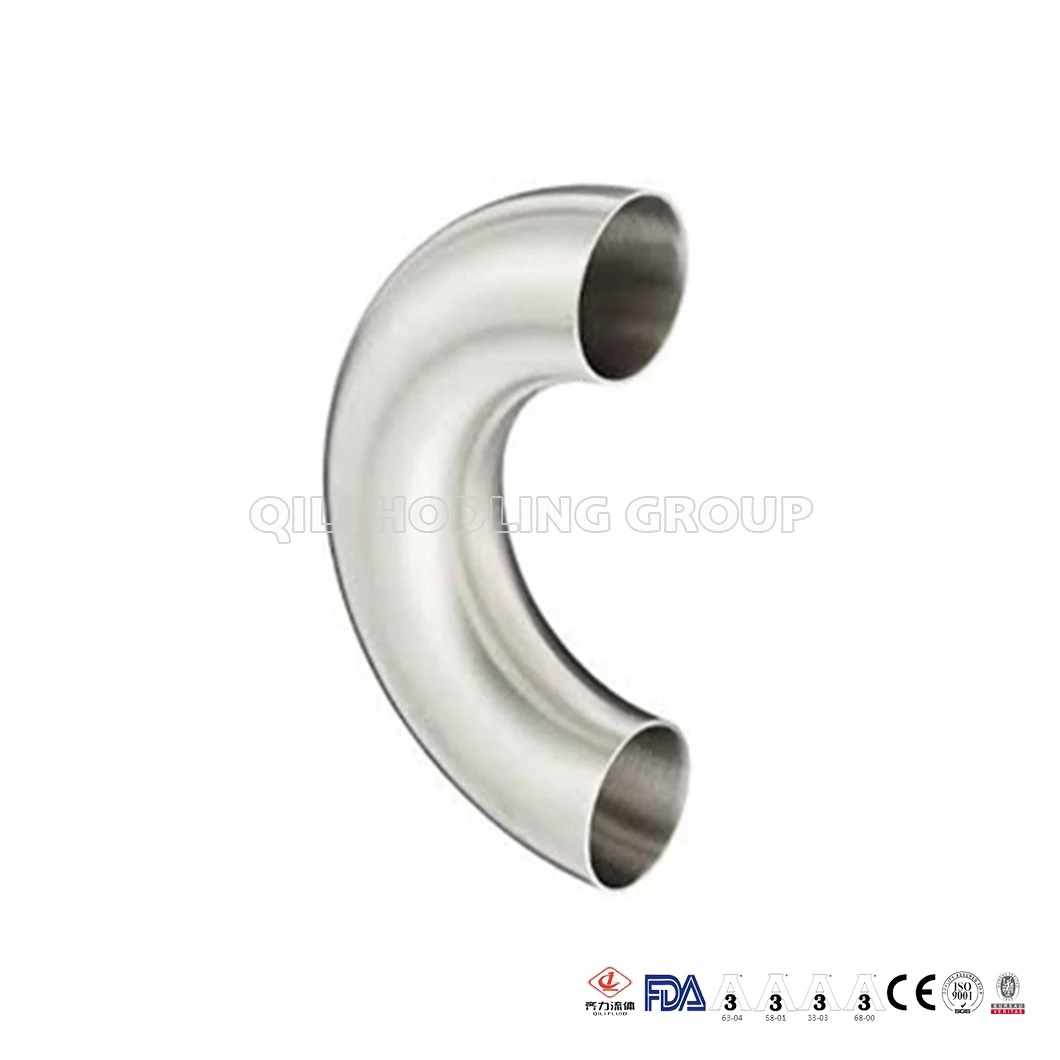 Sanitary Stainless Steel Polished Weld 180° Return Bend B2WUL