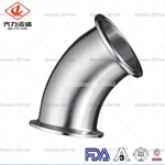 Sanitary Clamp 90 Degree Pipe Fittings Elbow