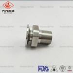 Sanitary SS Tube To Pipe Adapter Ferrule Fitting