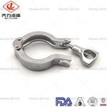 Sanitary Stainless Steel Double Pin Heavy Type Clamp