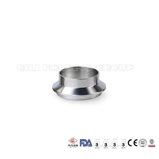 Sanitary stainless steel hose fittings male I Line short weld ferrule 14WI
