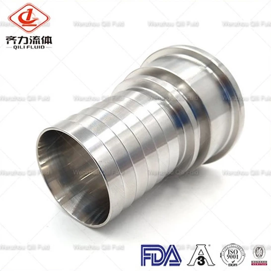 Sanitary Stainless Steel Hose Rubber Fitting Crimp Ferrule