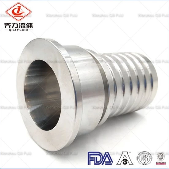 Sanitary Stainless Steel Hose Rubber Fitting Crimp Ferrule
