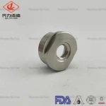 Sanitary Stainless Steel Threaded Tube To Pipe Adapter Ferrule