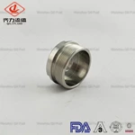 Sanitary Stainless Steel Threaded Tube To Pipe Adapter Ferrule