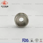 Sanitary Stainless Steel Threaded Tube To Pipe Adapter Ferrule