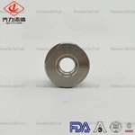 Sanitary Stainless Steel Threaded Tube To Pipe Adapter Ferrule