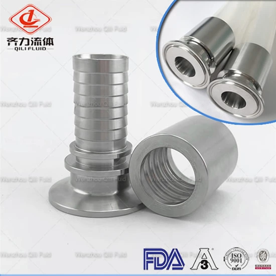 Sanitary Stainless Steel Tri Clamp Hydraulic Sanitary Hose Connector Fitting