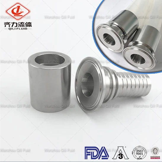 Sanitary Stainless Steel Tri Clamp Hydraulic Sanitary Hose Connector Fitting
