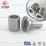 Sanitary Stainless Steel Tri Clamp Hydraulic Sanitary Hose Connector Fitting