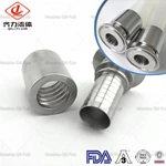 Sanitary Stainless Steel Tri Clamp Hydraulic Sanitary Hose Connector Fitting