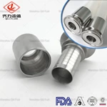 Sanitary Stainless Steel Tri Clamp Hydraulic Sanitary Hose Connector Fitting