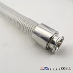 FDA Grade Clear Wire Reinforced Silicone Hose for Food Grade Delivery