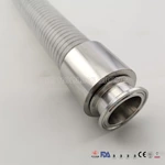FDA Grade Clear Wire Reinforced Silicone Hose for Food Grade Delivery