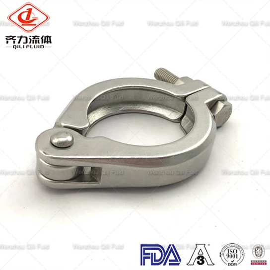 Stainless Steel 13IU Bolted Clamp for Pipe Fittings