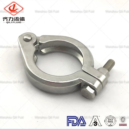 Stainless Steel 13IU Bolted Clamp for Pipe Fittings