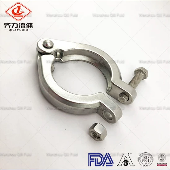 Stainless Steel 13IU Bolted Clamp for Pipe Fittings
