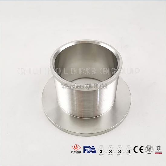 Stainless Steel Custom Long Length Ferrule with Flange Connection