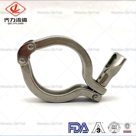 Stainless Steel Pipe Fittings Sanitary Tube Clamp