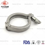 Stainless Steel Sanitary Double Hinge Tri Clamp