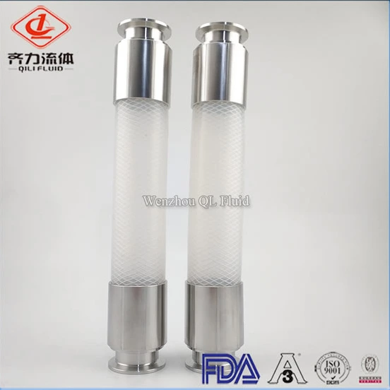 Stainless Steel Sanitary Hose Tri Clamp Fittings And Crimp Collars Fittings