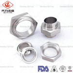 Stainless Steel Sanitary Idf Hexagon Nut Union