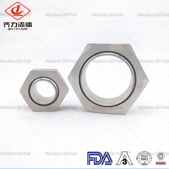 Stainless Steel Sanitary Idf Hexagon Nut Union