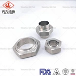 Stainless Steel Sanitary Idf Hexagon Nut Union