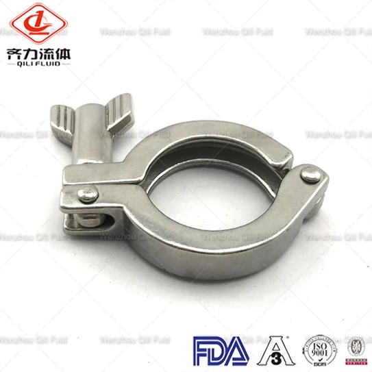 Stainless Steel Sanitary Single Pin Tri Clamp