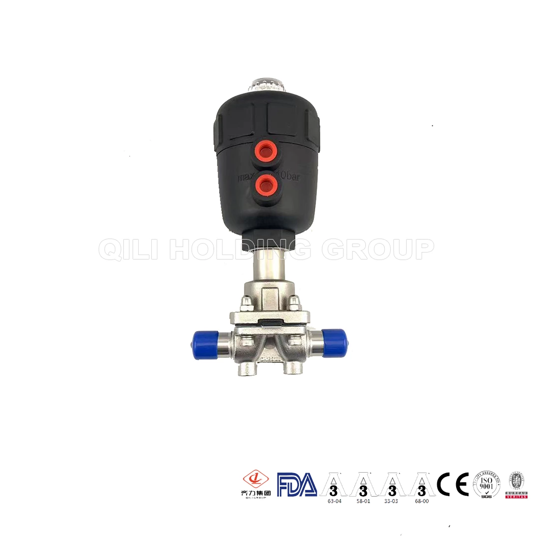 hygienic pneumatic diaphragm valves