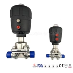 hygienic pneumatic diaphragm valves
