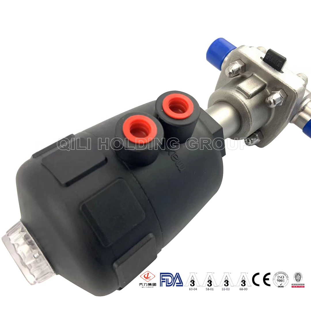 pneumatic actuated hygienic diaphragm valves
