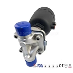 pneumatically operated sanitary diaphragm valves