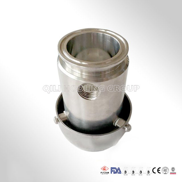 304 316L Sanitary Clamped Stainless Steel Check Valve for Food Grade