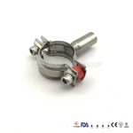 304 316L Sanitary Stainless Steel Pipe Holder with Tube