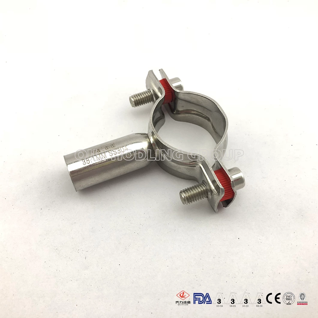 304 316L Sanitary Stainless Steel Pipe Holders with Tube