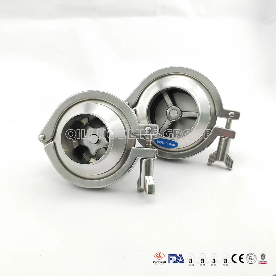 304 316L Stainless Steel Sanitary Check Valve Welded End
